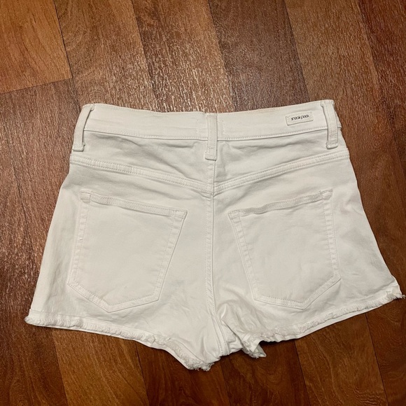 Sneak Peek shorts high rise white cutoff fringe size small - Picture 4 of 11